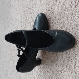 Capezio black character heels